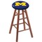Holland Bar Stool Co Oak Bar Stool, Medium Finish, Michigan Seat RC30OSMed - alternate 1